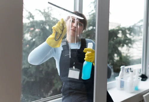 Nettoyage de vitres intérieures et extérieures à Tréjouls
